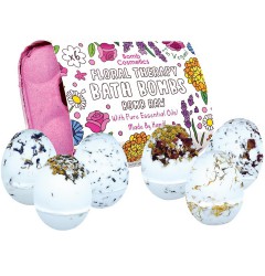 Floral Therapy Mini Bath Bombs Raw